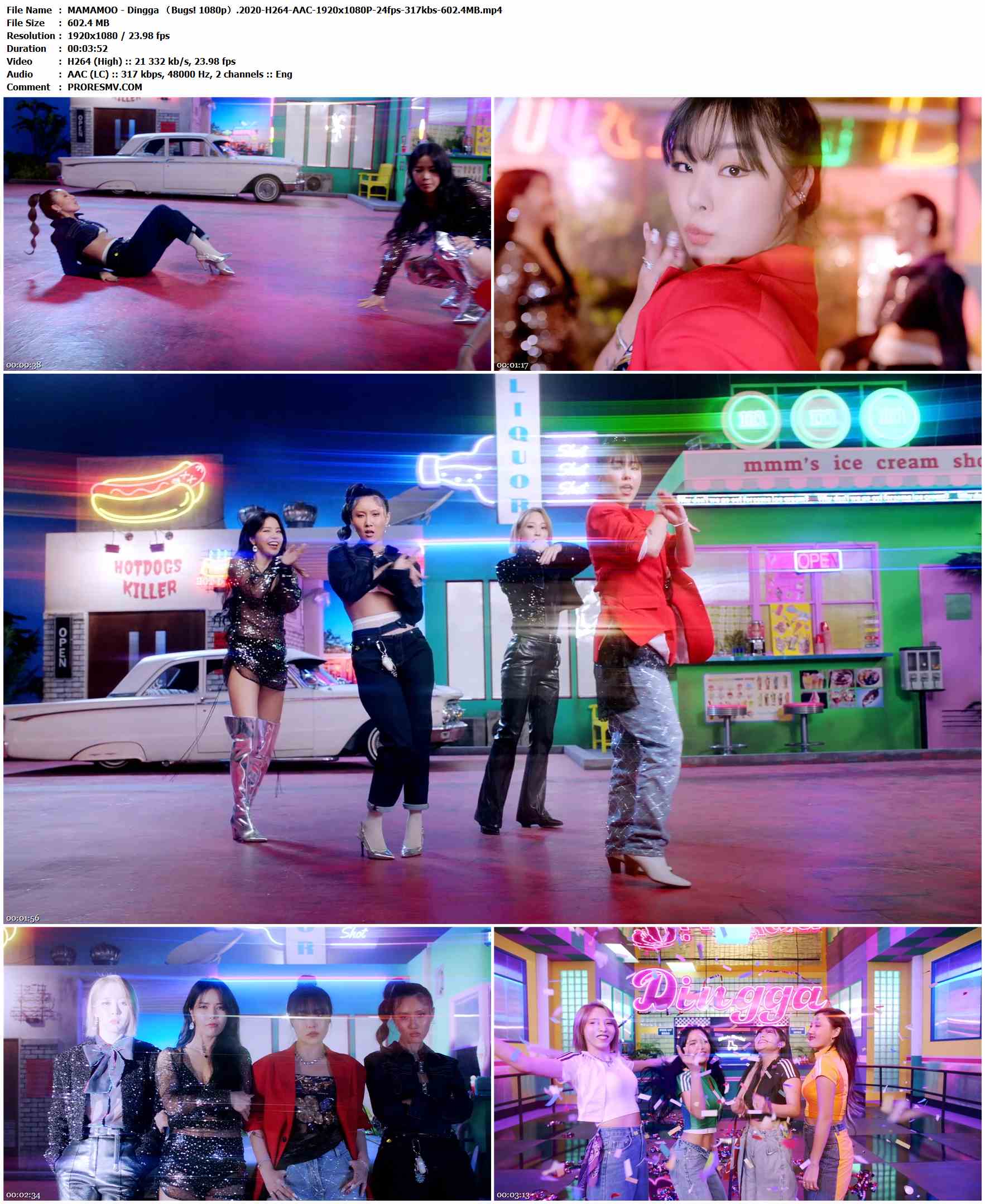 MAMAMOO - Dingga （Bugs! 1080p）.2020-H264-AAC-1920x1080P-24fps-317kbs-602.4MB官方MV_高清MV